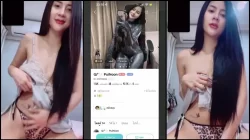 คลิปหลุดสาวไทย คอลเสียวสวยยลุคพริดตี้หน้าคมหุ่นเพรียวรับคอลเสียวผ่านไลน์ ชุดนอนไม่ได้นอนขึ้นเยวเอวกับควยปลอมเสียวจัด