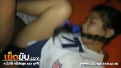 คลิปหลุดทางบ้าน คู่เย็ดโคตรมันส์ น้องนร.มอปลายคาชุดคอนแวนท์