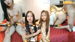 คลิปหลุดMlive IDX-60664699 น้องลินดา ปาร์ตี้ชุดนอน ไลฟ์สดชวนเพื่อนมาปาร์ตี้ชุดนอนแลกคู่เย็ดชวนแฟนหนุ่มทั้งสองมานอนค้างด้วยกันแล้วแลกคู่เย็ด โดนเย็ดตูดท่าหมาจุกอีกคนขย่มโยกควยขี้เงี่ยนจัดๆ