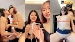 คลิปหลุดMlive IDX-89274630 น้องNoina 2 สาวเลสเบี้ยนเมาแล้วเงี่ยน พาเพื่อนสาวมาปาร์ตี้ที่ห้องไลฟ์สดนั่งดื่มกันจนเมา เล่นเสียวเลสเบี้ยนจูบดูดนมเลียหีผลัดกันติ้วหีแจ๊ะๆขย่มดิลโด้กันเอง