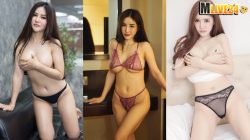 คลิปหลุด น้องบลู จิรารัตน์ สาวสวยนมใหญ่ขาวเนียนเซ็กซี่ขวัญใจชายไทย งานถ่ายแบบชุดชั้นในสุดเอ็กโพสท่าถ่ายรูปน่าเย็ดจัดนมใหญ่มากเห็นแล้วเงี่ยน