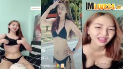 คลิปหลุดMlive Nanna IDX-88315673 สาวสวยผมสั้นมาไลฟ์สดเล่นหัวนมในชุดนอนสีดำนั่งขยี้หัวนมแล้วครางเสียวกลางไลฟ์